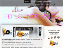 Tablet Screenshot of fd-lounge-radio.com